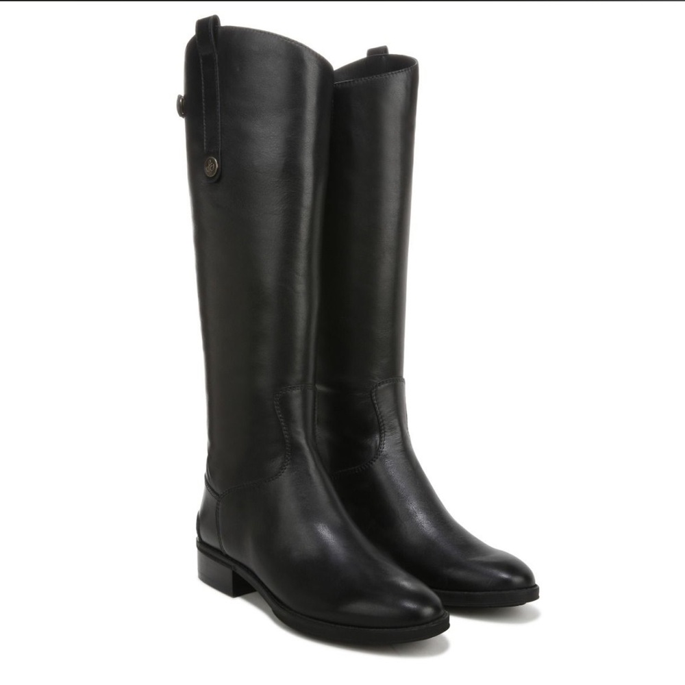 NWOB Sam Edelman “Penny 2” - Black Leather - Wide Calf- Size 8M- NEW WITHOUT BOX